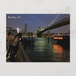 Cartão Postal Brooklyn Bridge, Brooklyn, Cartão-postal NY