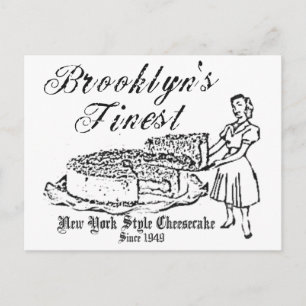 CARTÃO POSTAL BROOKLYN CHEESECAKE