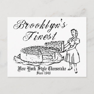CARTÃO POSTAL BROOKLYN CHEESECAKE
