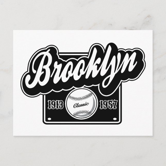 Cartão Postal Brooklyn Classic (Frente)
