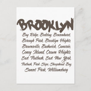 Cartão Postal Brooklyn Hoods