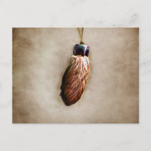 Cartão Postal Brown Lucky Rabbit's Foot