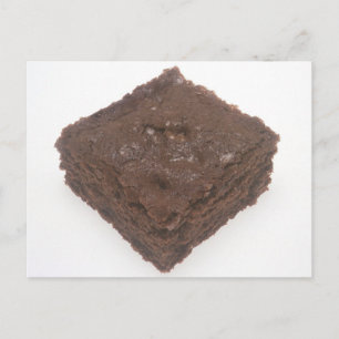 Cartão Postal Brownie de Chocolate