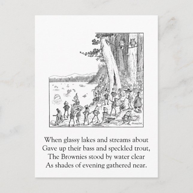 Cartão Postal Brownies By the Lake (Frente)