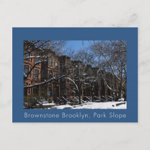 Cartão Postal Brownstone Brooklyn, NY