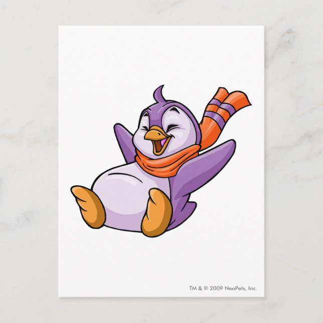Cartão Postal Bruce Purple (Frente)