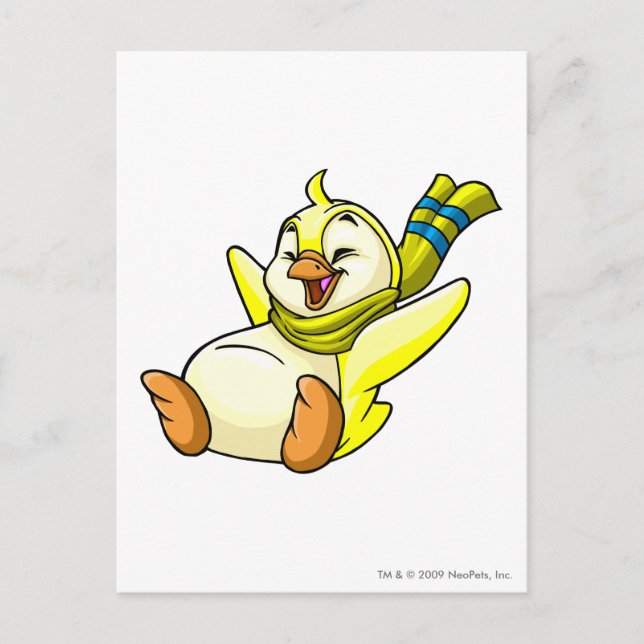 Cartão Postal Bruce Yellow (Frente)
