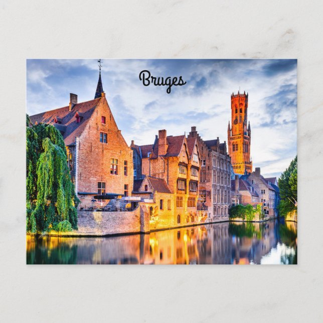 Cartão Postal Bruges (Frente)