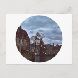 Cartão Postal Brugge Azul
