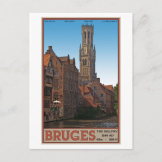 Cartão Postal Brugge - Belfry