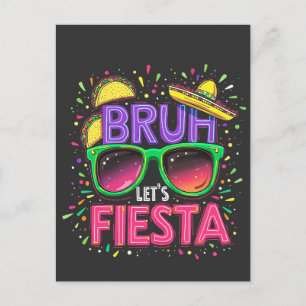 Cartão Postal Bruh, Vamos Fiesta Cinco De Mayo Cultura Mexicana