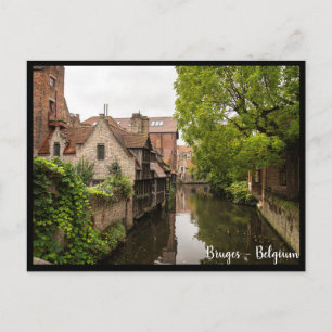 Cartão Postal Brujas, Bélgica. Bruges, Bélgica Postal