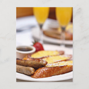 Cartão Postal Brunch de Domingo