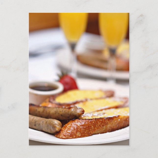 Cartão Postal Brunch de Domingo (Frente)