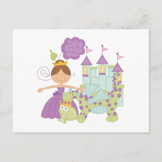 Cartão Postal Brunette Princess