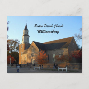 Cartão Postal Bruton Parish Church, Williamsburg