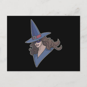 Cartão Postal Bruxa Azul