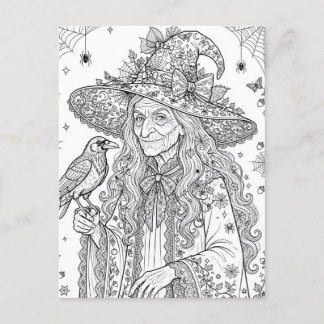 Cartão Postal Bruxa Chique