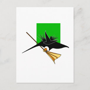 Cartão Postal Bruxa Má Derretida