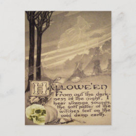 Cartão Postal Bruxa Voadora