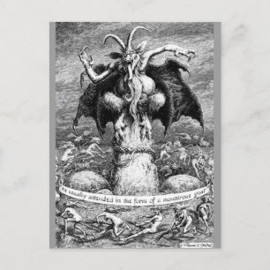 Cartão Postal Bruxas e o Diabo