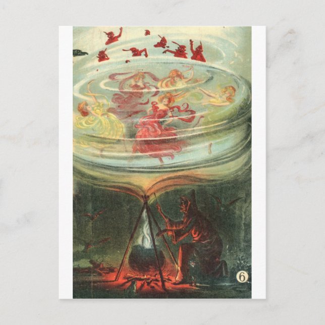 Cartão Postal Bruxas Grandes Andas (Frente)