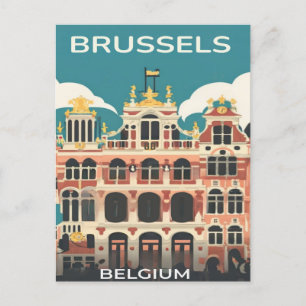 Cartão Postal Bruxelas, Bélgica