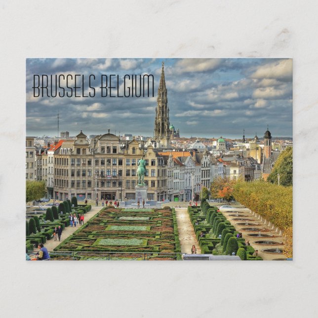 Cartão Postal Bruxelas, Bélgica (Frente)
