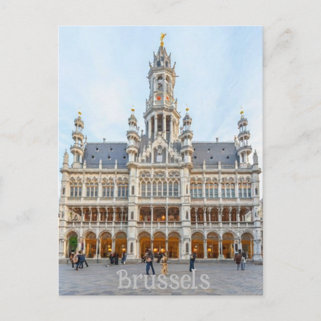 Cartão Postal Bruxelas, Bélgica (Frente)