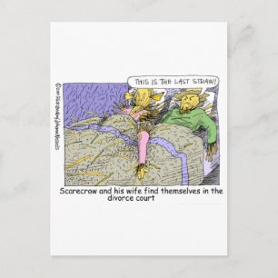 Cartão Postal Bruxo De Oz Espantalho Canecas Engraçadas De Desen