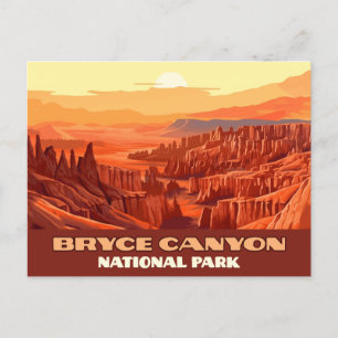 Cartão Postal Bryce Canyon National Park Mounts Utah