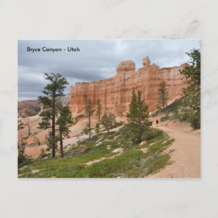 Cartão Postal Bryce Canyon National Park Trail - Utah