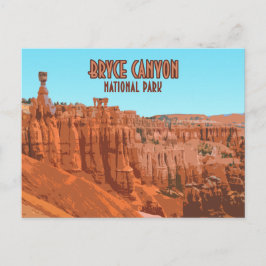 Cartão Postal Bryce Canyon National Park Utah Vintage