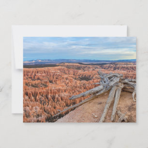 Cartão Postal Bryce National Park Canyon em Sunrise