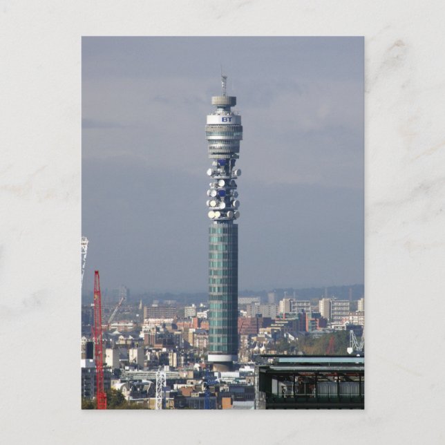 Cartão Postal BT Tower, Londres, Inglaterra. (Frente)