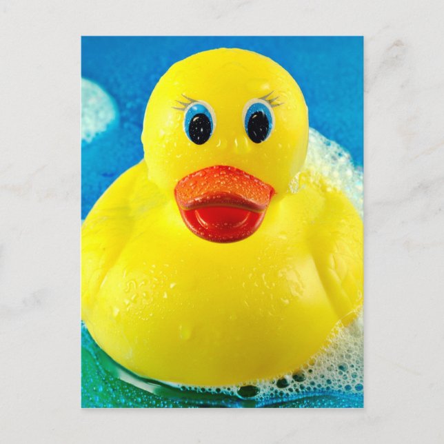 Cartão Postal Bubble Duck (Frente)
