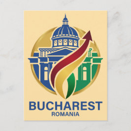 Cartão Postal Bucareste Romênia Europa Oriental