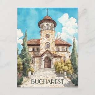 Cartão Postal Bucareste Romênia Viagem