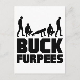 Cartão Postal Buck Furpees — Malhação de Burpees