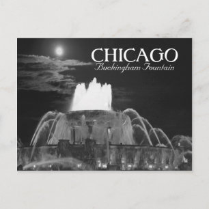 Cartão Postal Buckingham Fountain Chicago Illinois