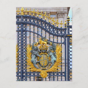 Cartão Postal Buckingham Palace Gates, Londres — Cartão-postal b