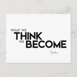 Cartão Postal Buda: A mente é tudo