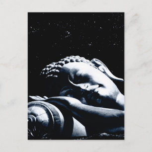 Cartão Postal Buda Dormindo, Céu cheio de Estrelas /Budismo
