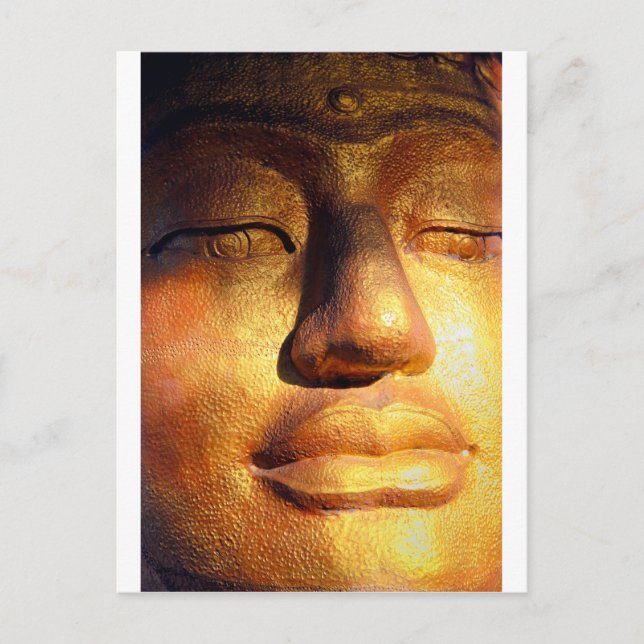 Cartão Postal Buda Dourado (Frente)