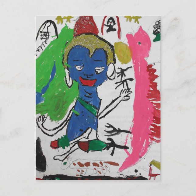 Cartão Postal Buda Medicina com Cartão-postal Dragão (Frente)