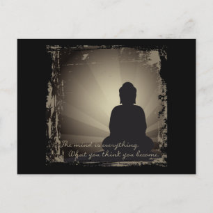Cartão Postal Buda Mente É Tudo