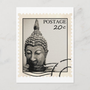 Cartão Postal Buda Postage Design