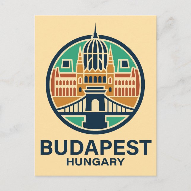 Cartão Postal Budapest Hungary Europe (Frente)