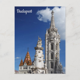 Cartão Postal Budapest Hungary Matthias Church