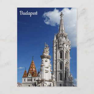 Cartão Postal Budapest Hungary Matthias Church